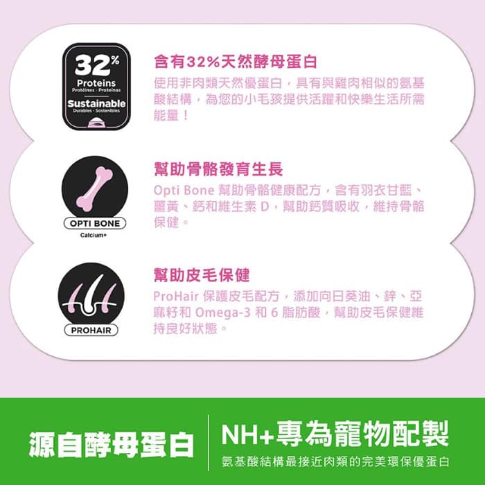 NH+擁恆低敏天然糧 幼貓成長配方
