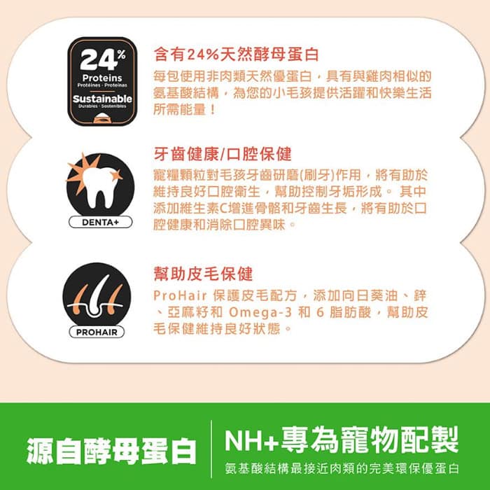 NH+擁恆低敏天然糧 小型熟齡犬樂活配方