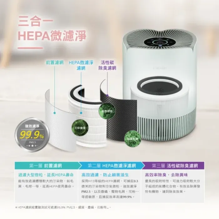 【奇美家電】淨花心 智能淨化清淨機