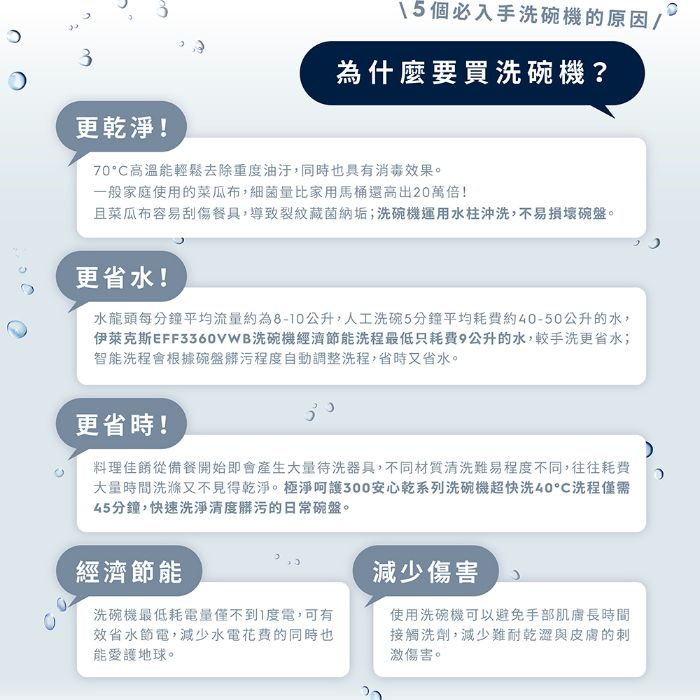 伊萊克斯|60公分300系列13人份獨立式洗碗機