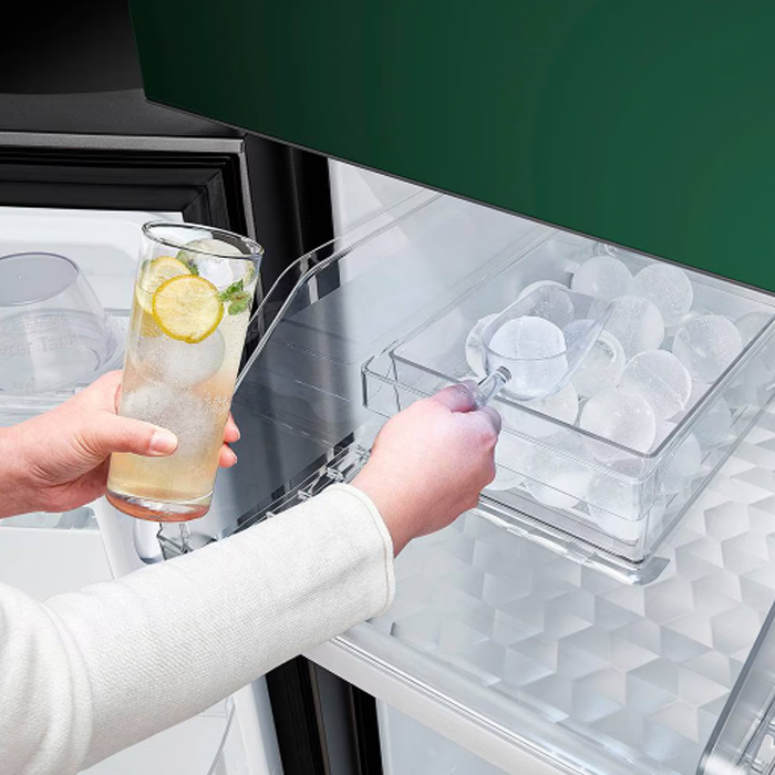 【LG】敲敲看門中門冰球冰箱Objet Collection