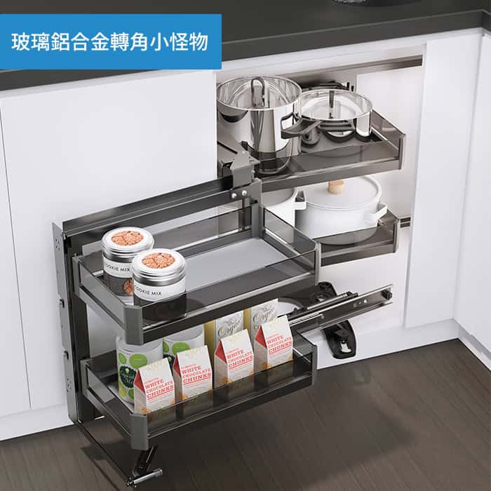 玻璃鋁合金轉角小怪物