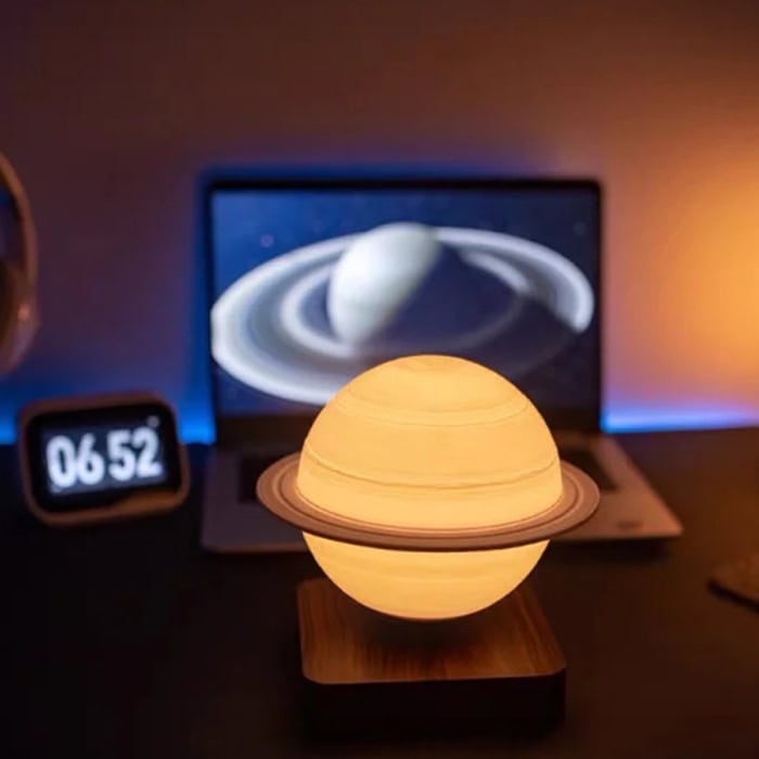 懸浮土星小夜燈