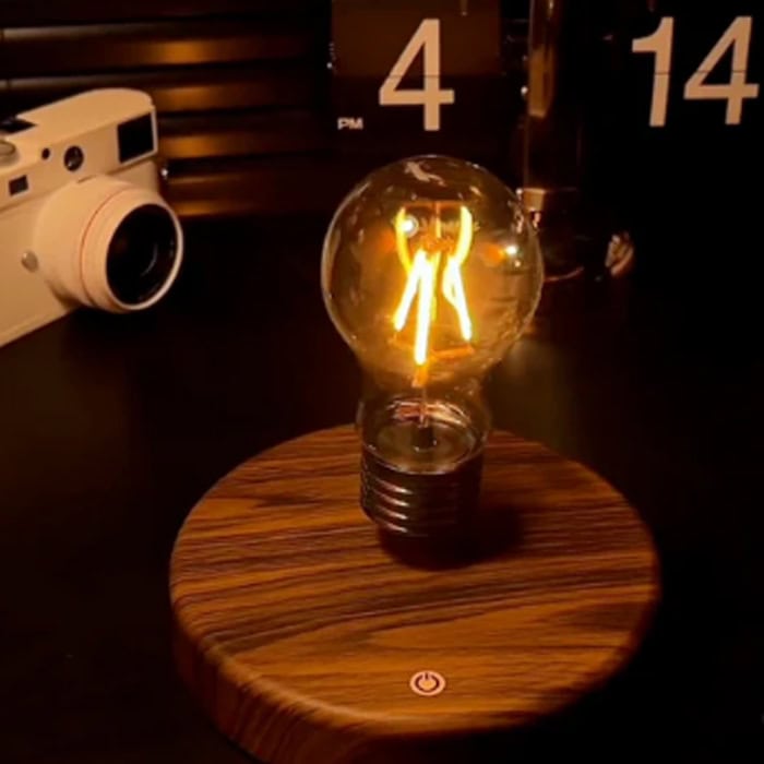 懸浮燈泡小夜燈