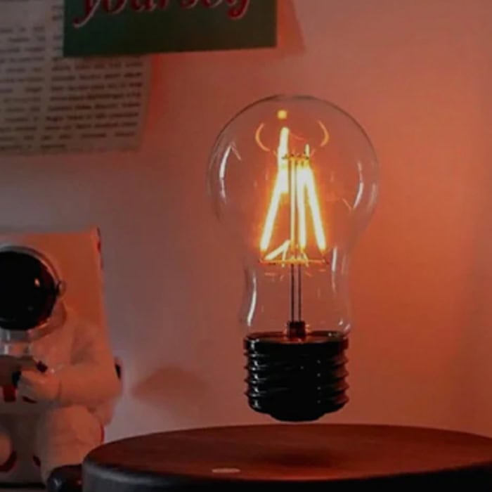 懸浮燈泡小夜燈