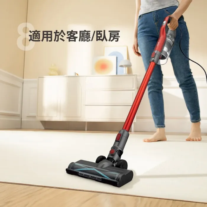 【奇美家電】 LED電動地刷手持強力氣旋吸塵器